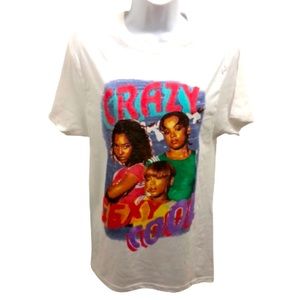 TLC CRAZY SEXY COOL WHITE TEE • Sz S • NWOT
